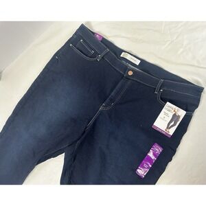 NWT Signature Levi Strauss Gold Women's 24M W37 L30 Mid Rise Skinny